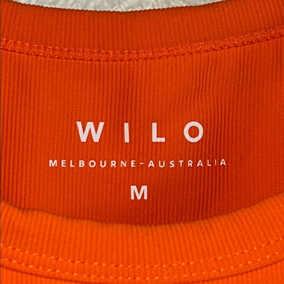 WILO Orange Sports Bra Tank Size M - Picture 3 of 5